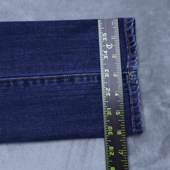 Lucky Brand Dark Blue Straight Leg Jeans - Picture 4 of 16